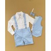 Conjunto Pajem Azul Bebe