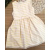 Vestido Linho Listrado