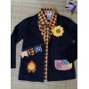  Blazer Preto Delegado Junino + Camisa