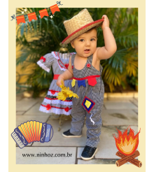 Macacão Junino Baby