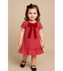 Vestido Trapezio Laço