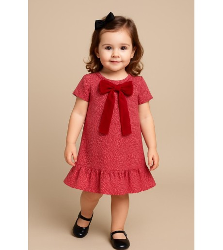 Vestido Trapezio Laço