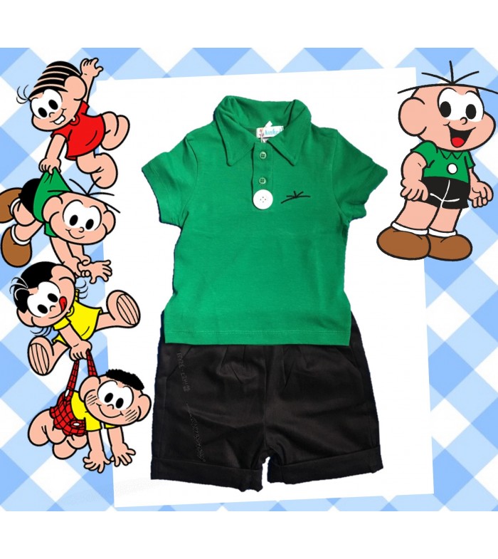 Cebolinha Turma Da Monica Fantasia Infantil