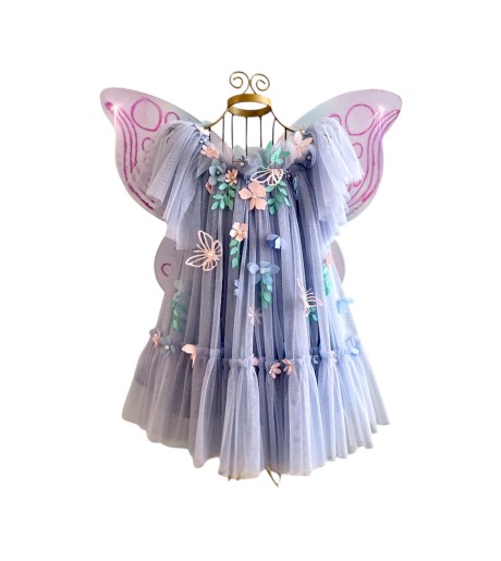 Vestido Jardim de Borboletas